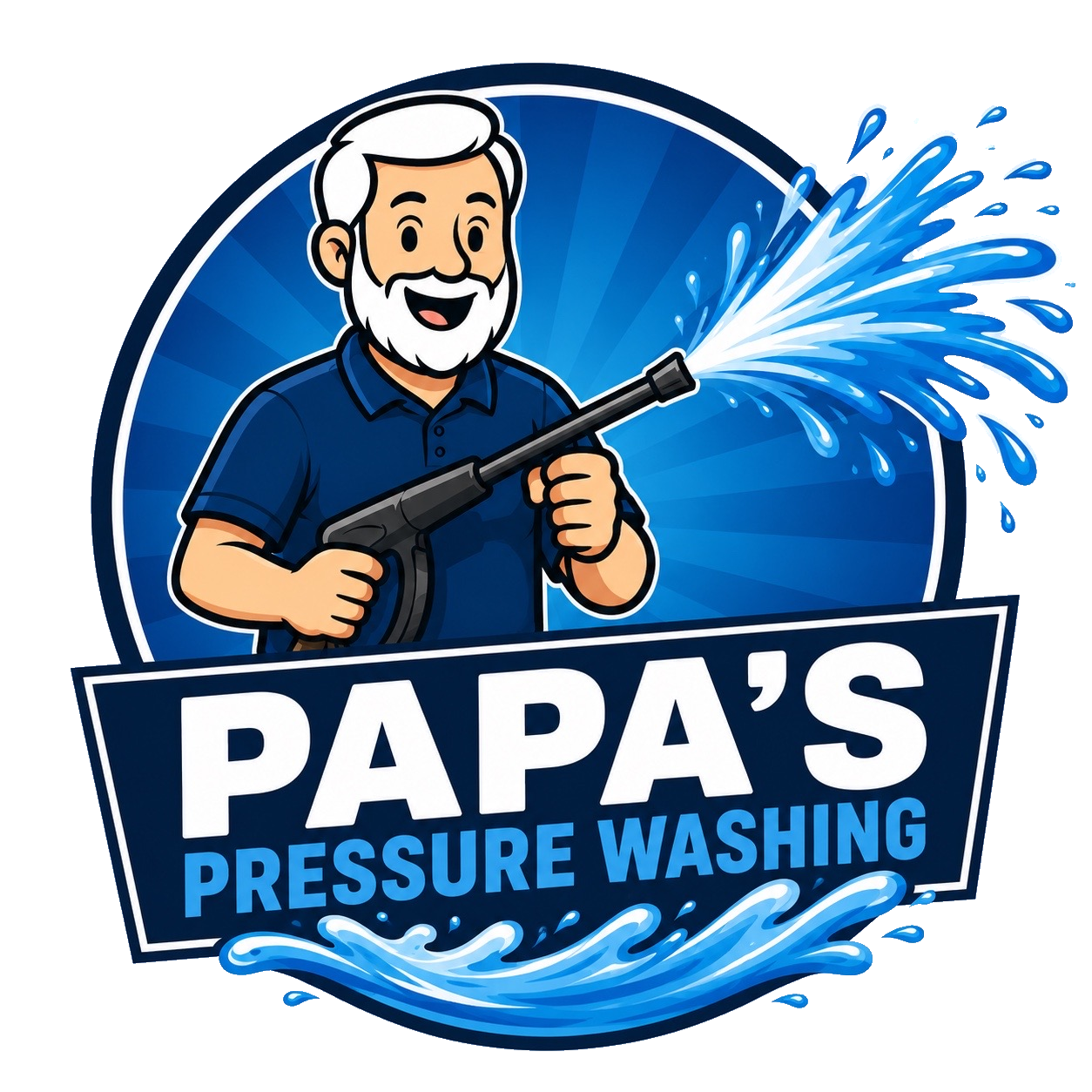 Papa's Pressure Washing logo
